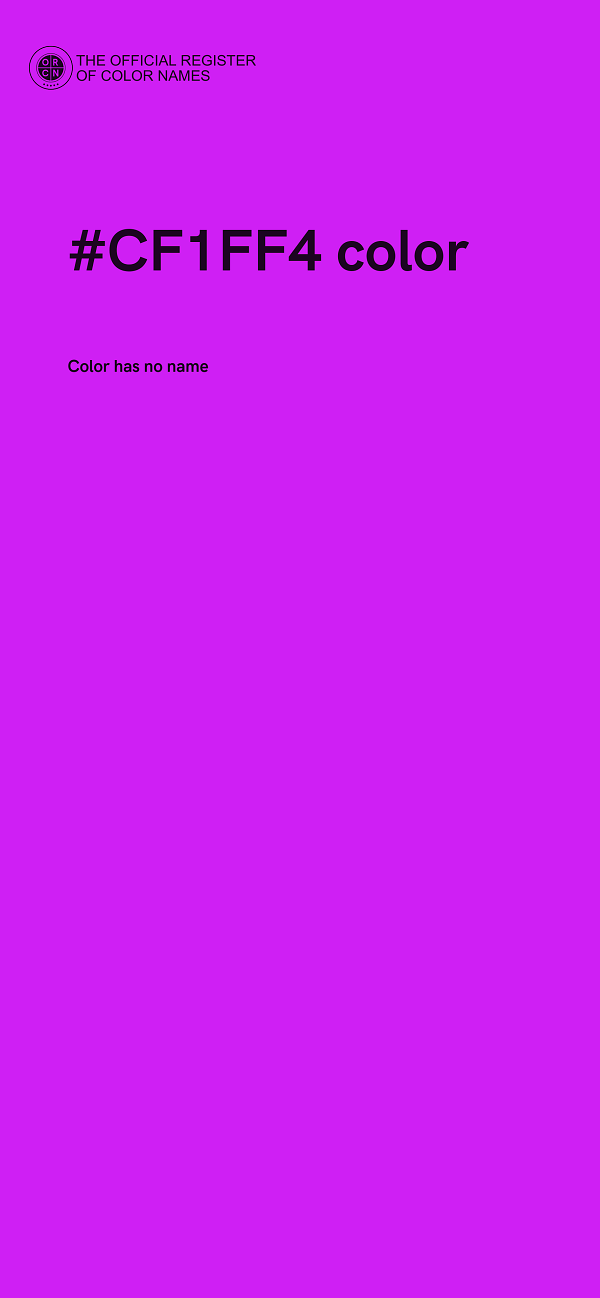 #CF1FF4 color image