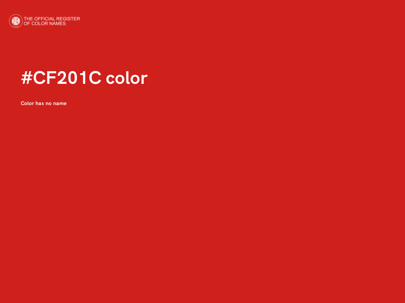 #CF201C color image