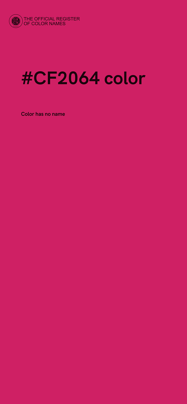 #CF2064 color image