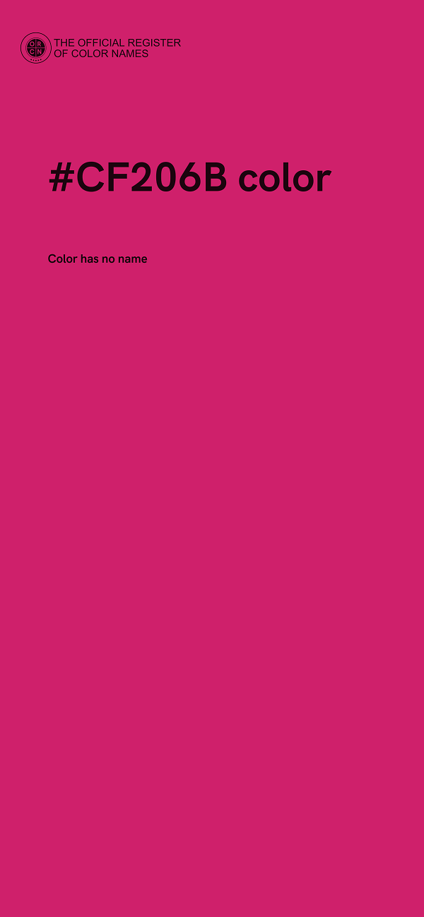#CF206B color image