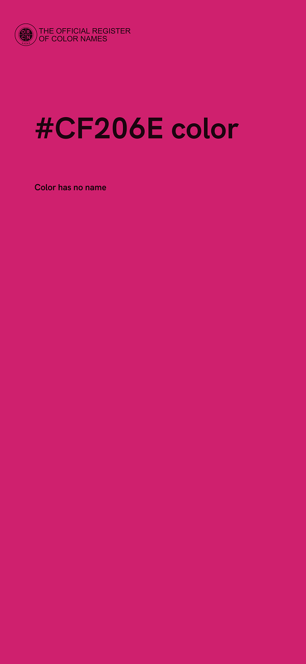 #CF206E color image