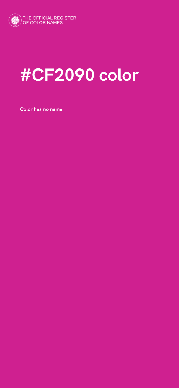 #CF2090 color image