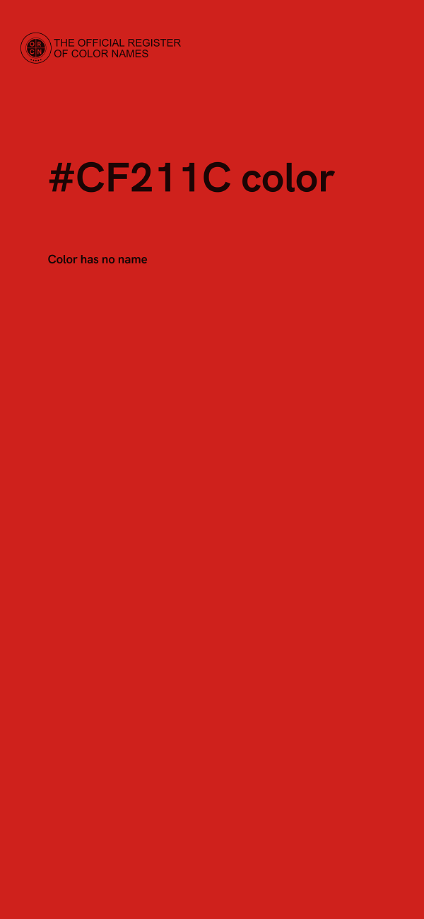 #CF211C color image
