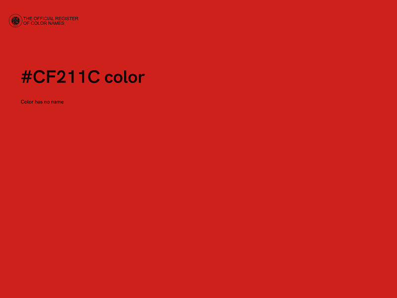 #CF211C color image