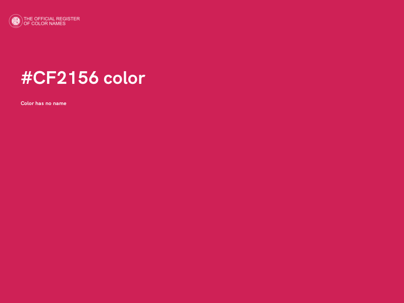 #CF2156 color image