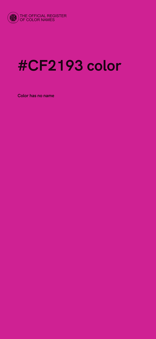 #CF2193 color image