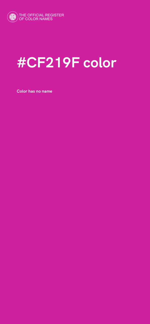#CF219F color image