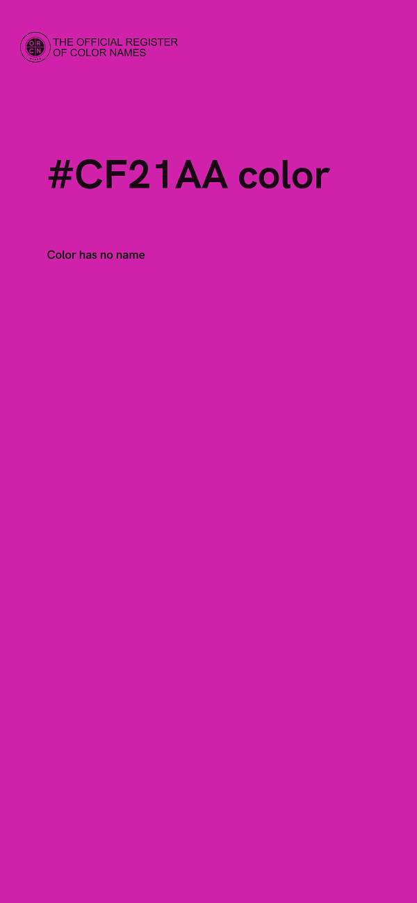 #CF21AA color image