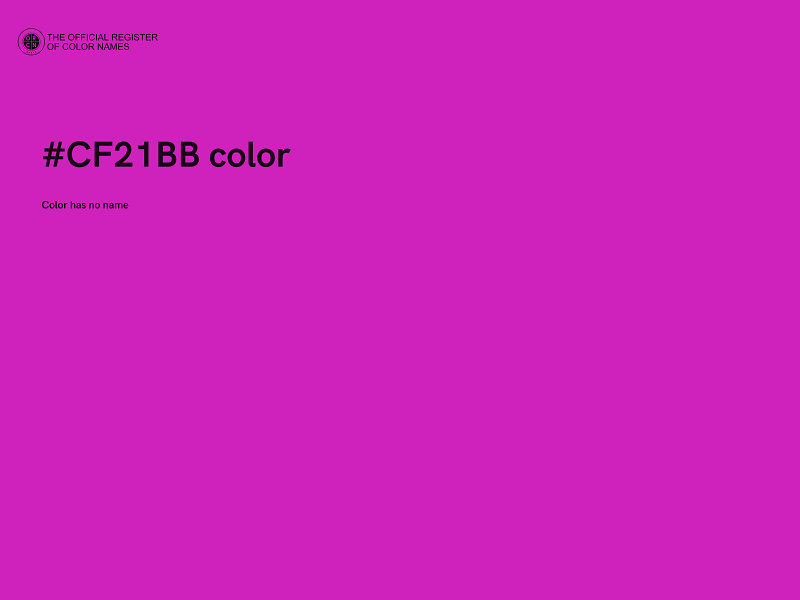 #CF21BB color image