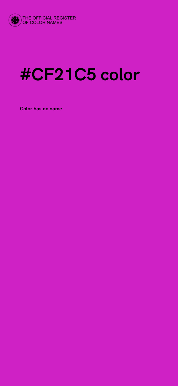 #CF21C5 color image