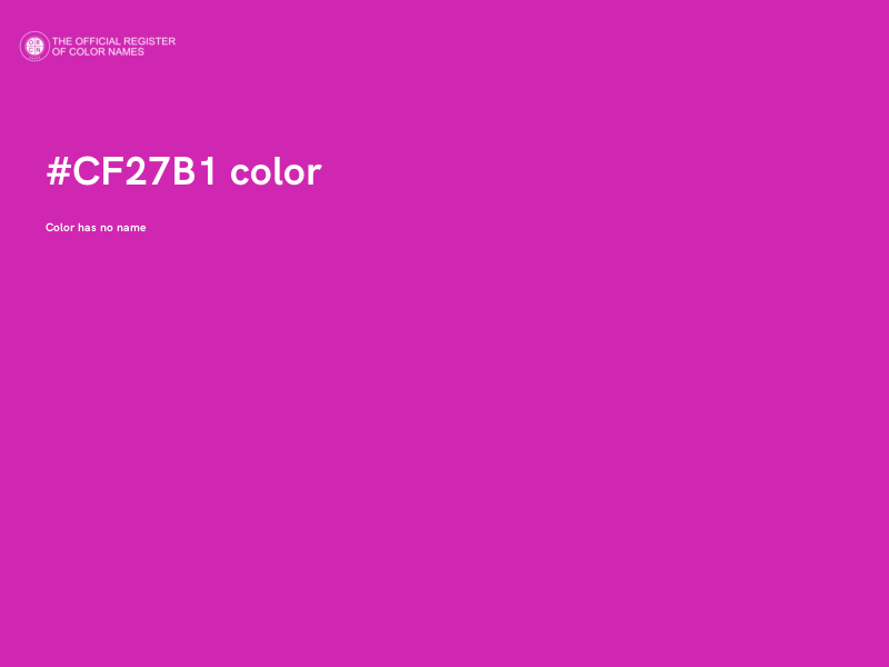 #CF27B1 color image
