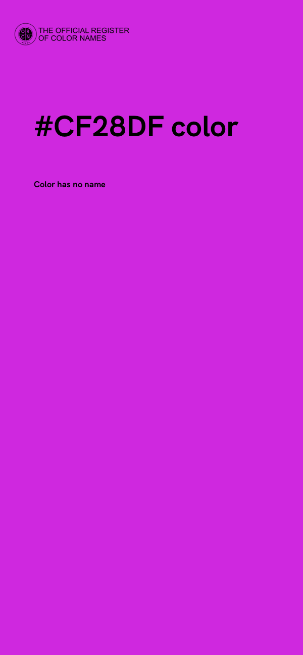 #CF28DF color image