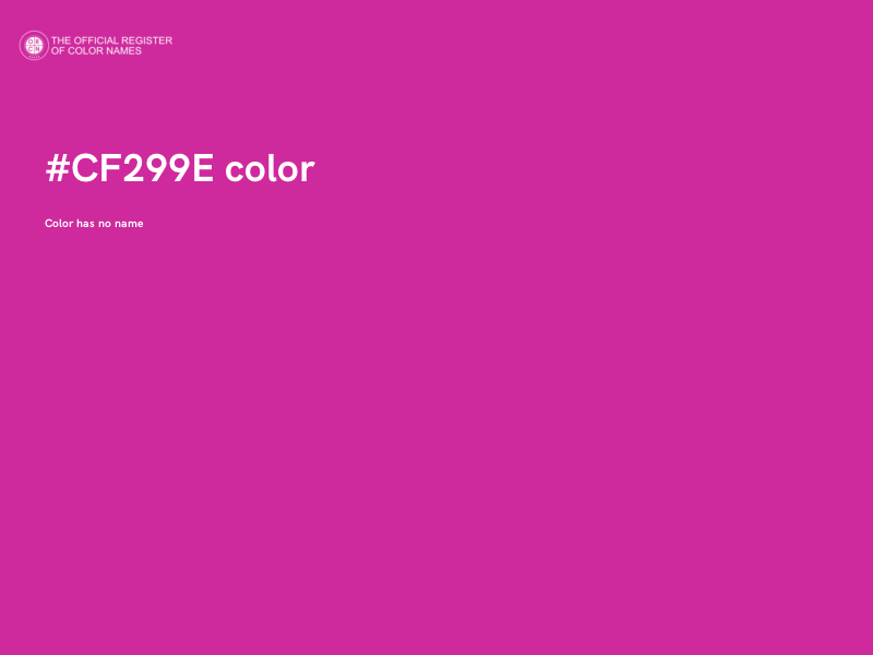 #CF299E color image