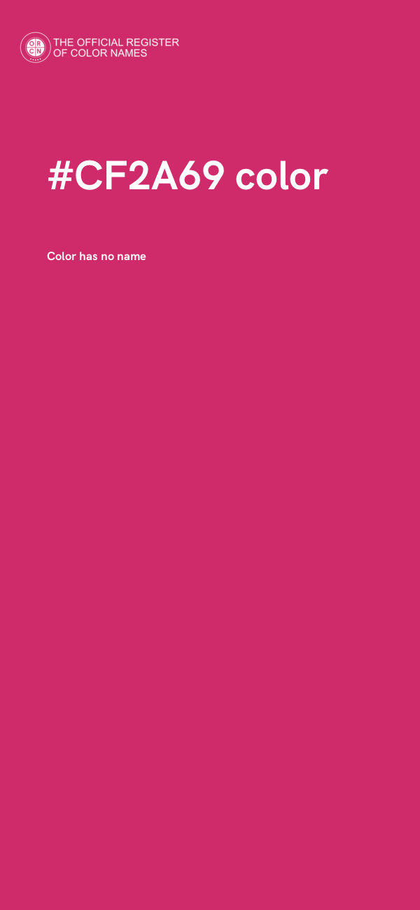 #CF2A69 color image