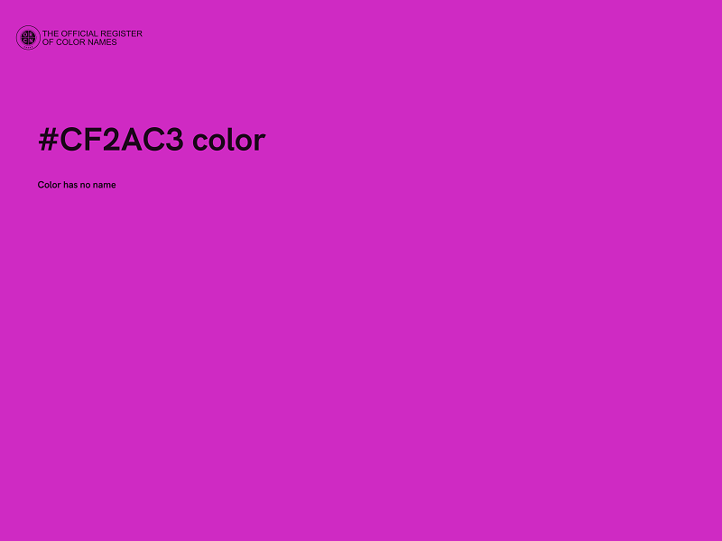 #CF2AC3 color image