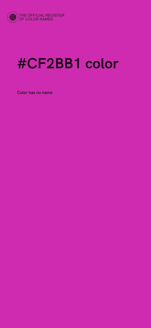 #CF2BB1 color image