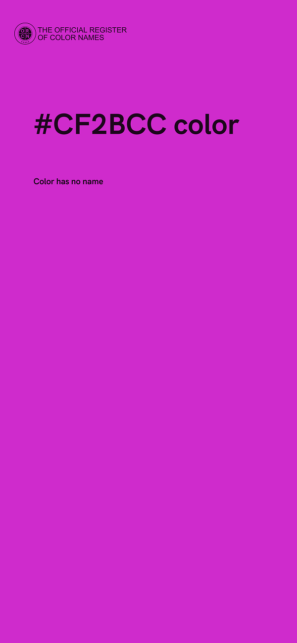 #CF2BCC color image