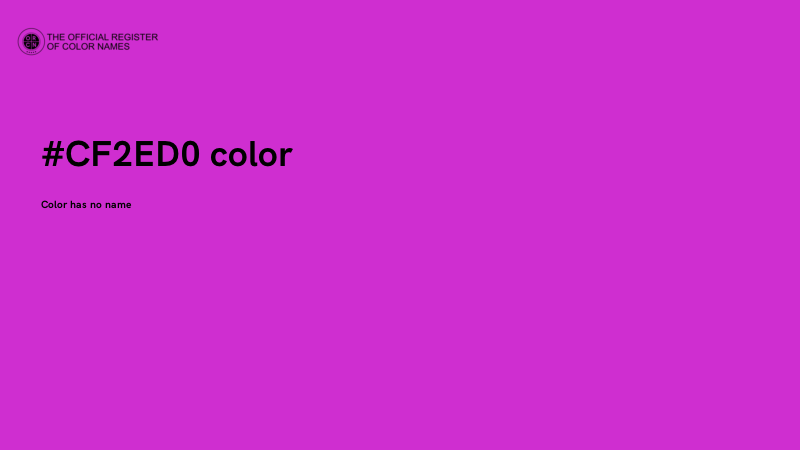 #CF2ED0 color image