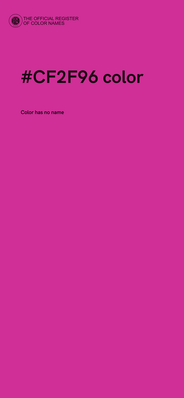 #CF2F96 color image