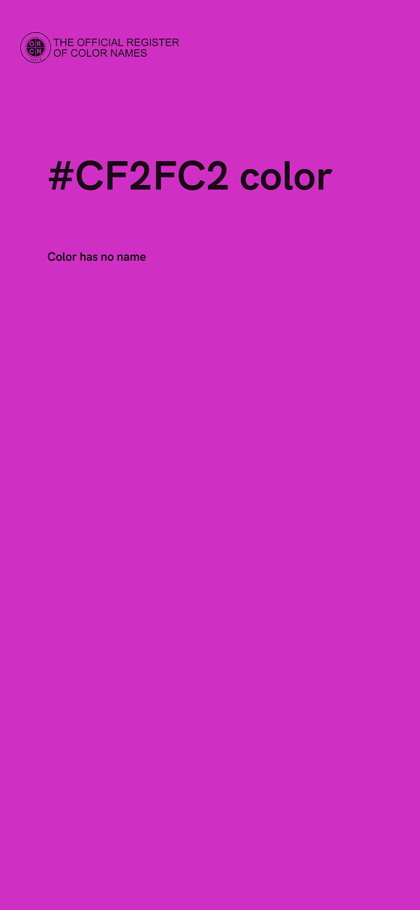 #CF2FC2 color image