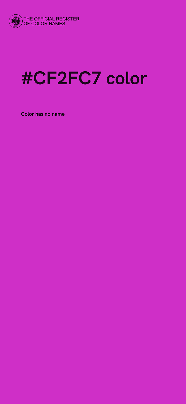 #CF2FC7 color image