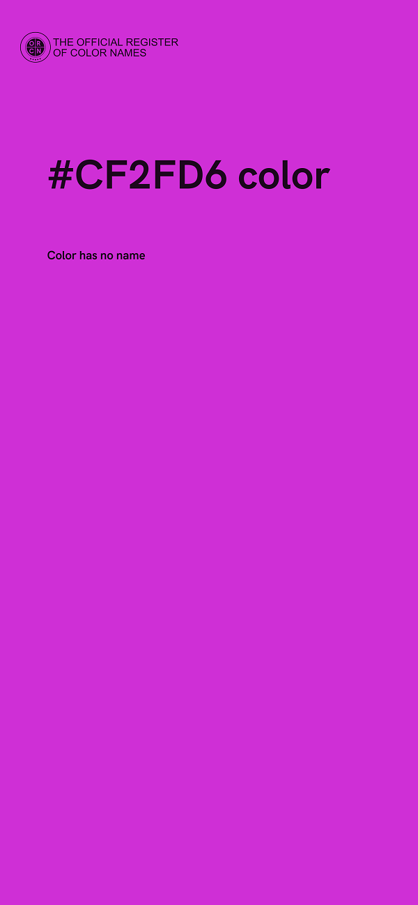 #CF2FD6 color image