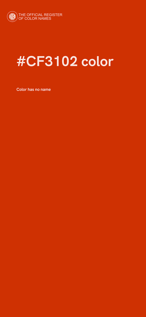 #CF3102 color image