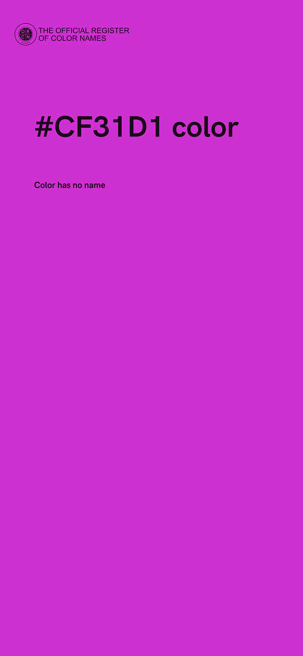 #CF31D1 color image