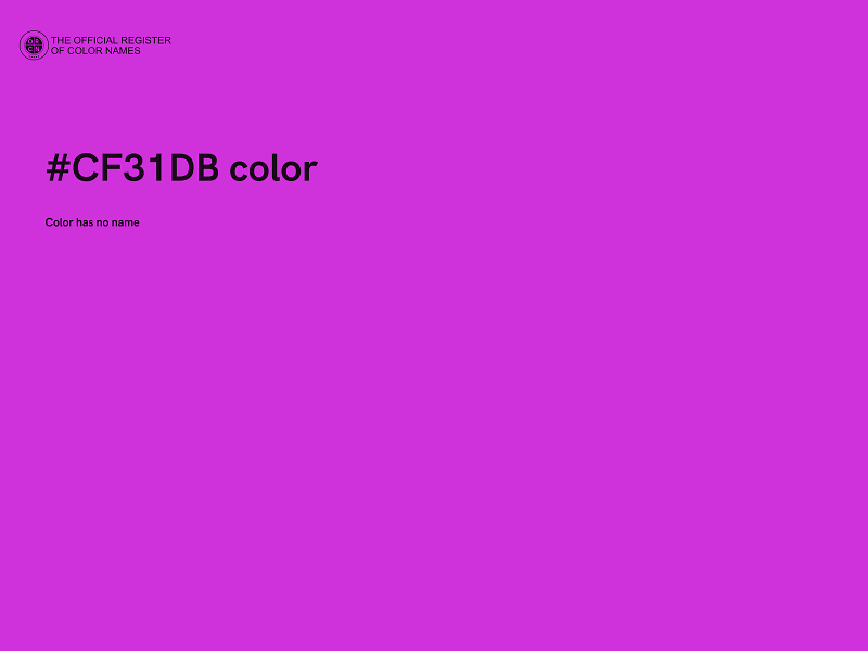 #CF31DB color image