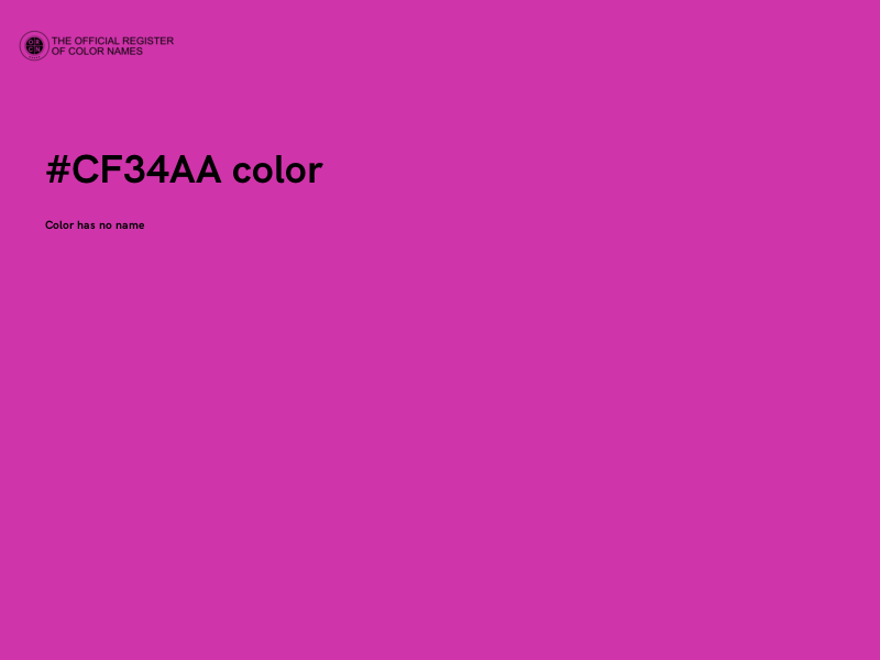 #CF34AA color image