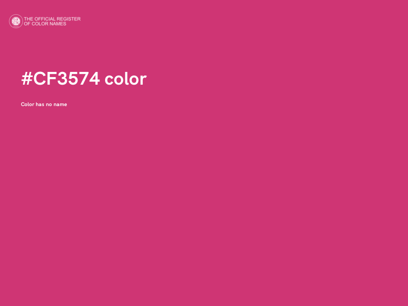 #CF3574 color image
