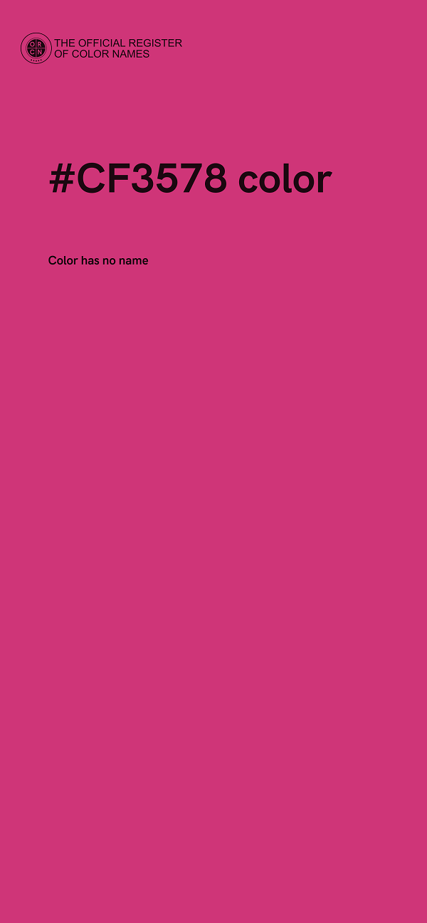 #CF3578 color image