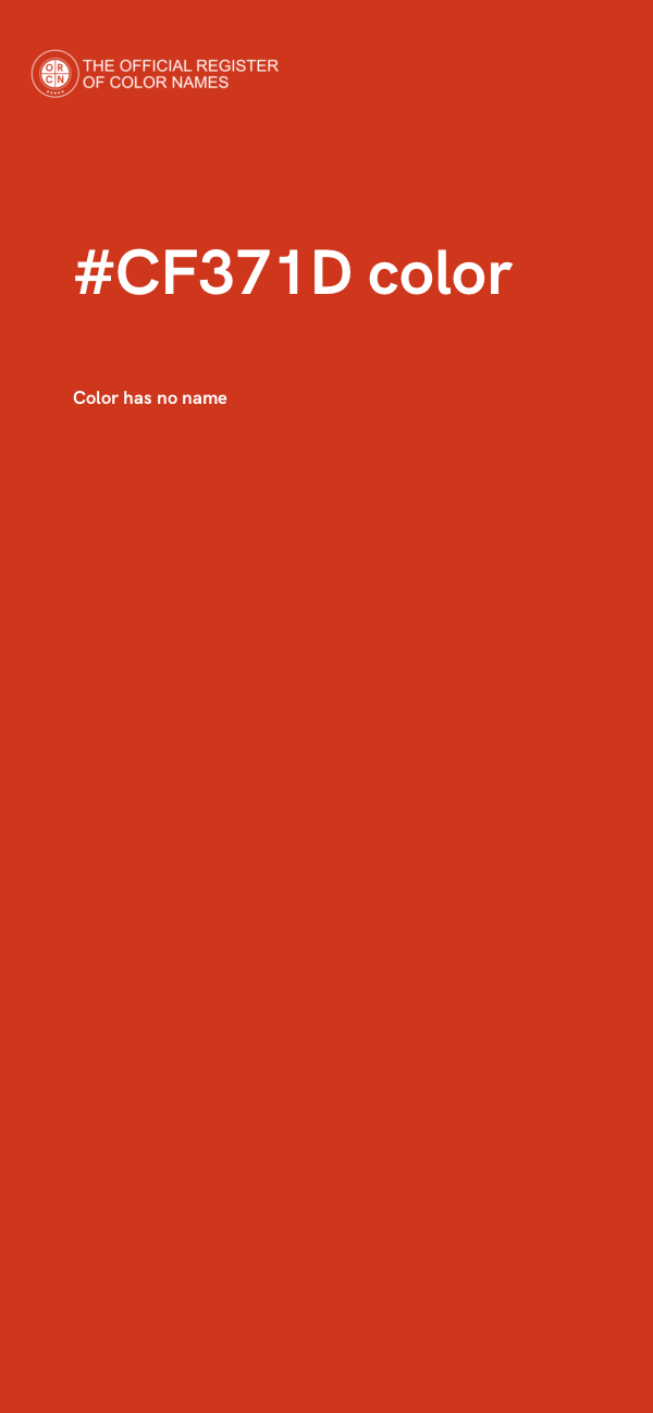 #CF371D color image