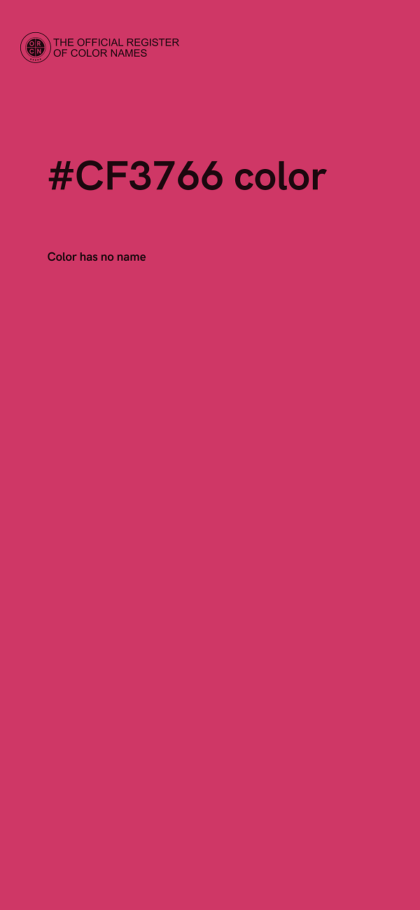 #CF3766 color image
