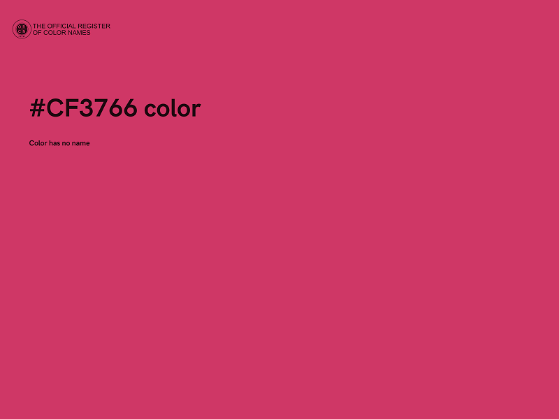 #CF3766 color image