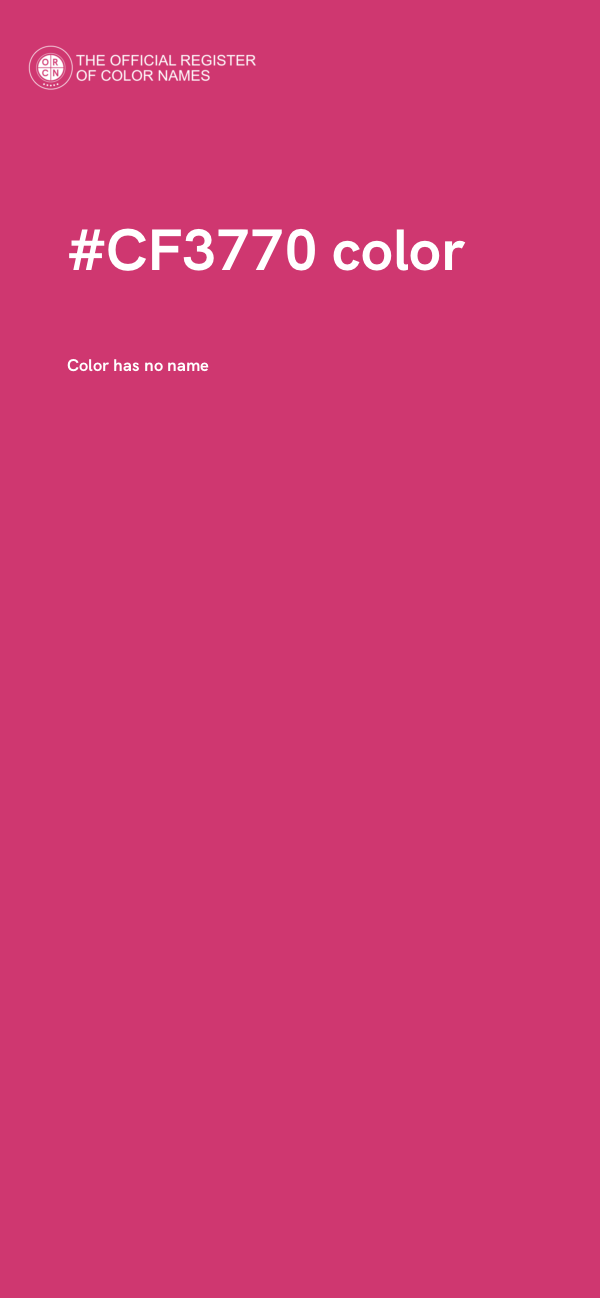 #CF3770 color image