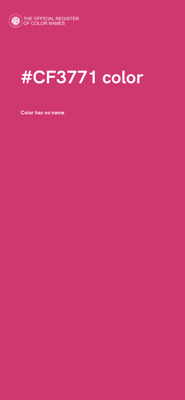 #CF3771 color image