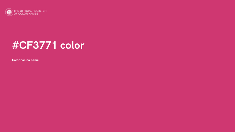 #CF3771 color image