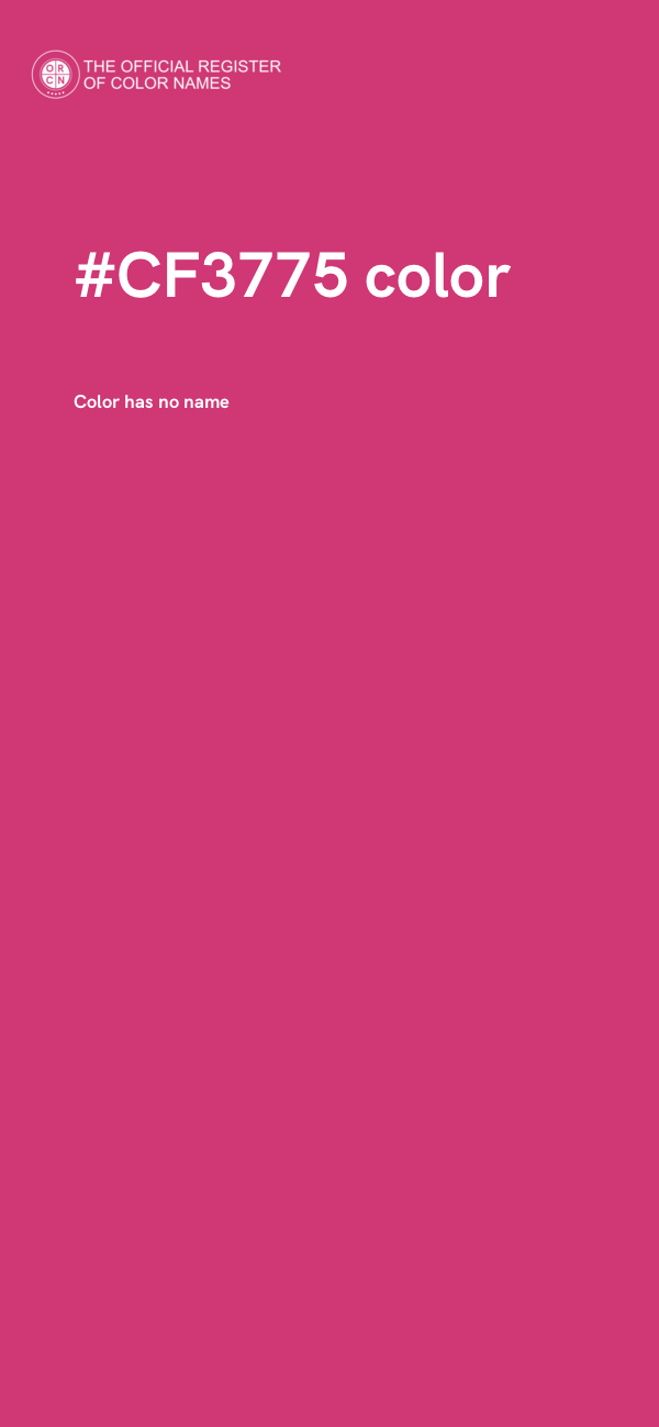 #CF3775 color image