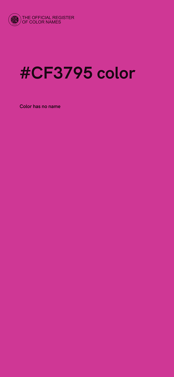 #CF3795 color image