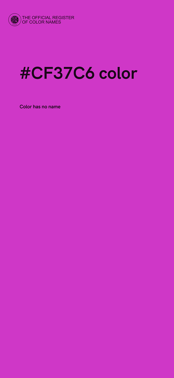 #CF37C6 color image
