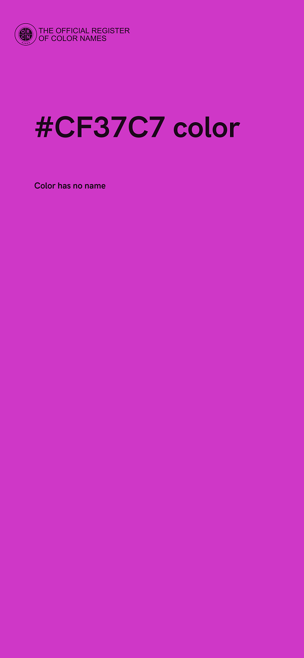 #CF37C7 color image