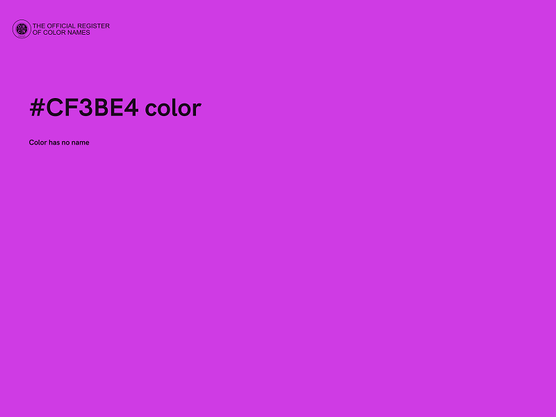 #CF3BE4 color image