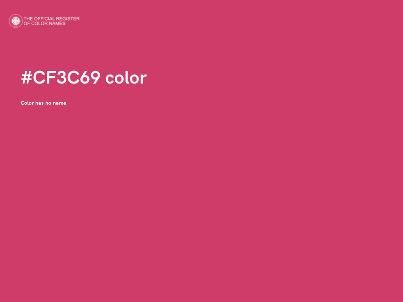 #CF3C69 color image