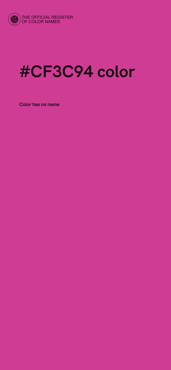 #CF3C94 color image