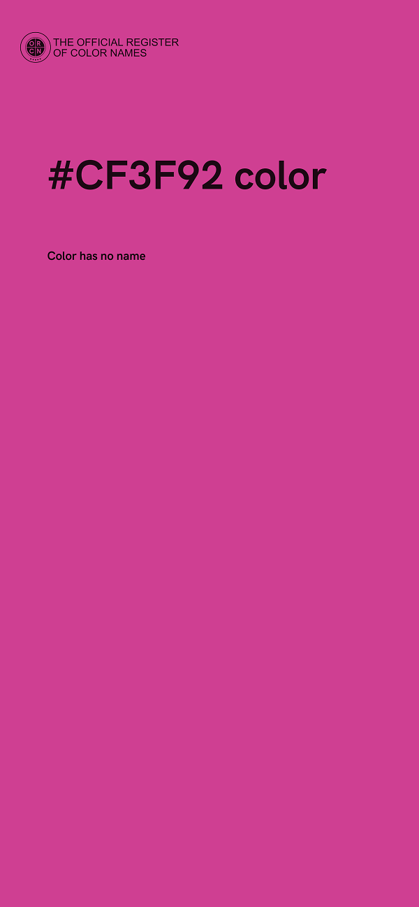 #CF3F92 color image