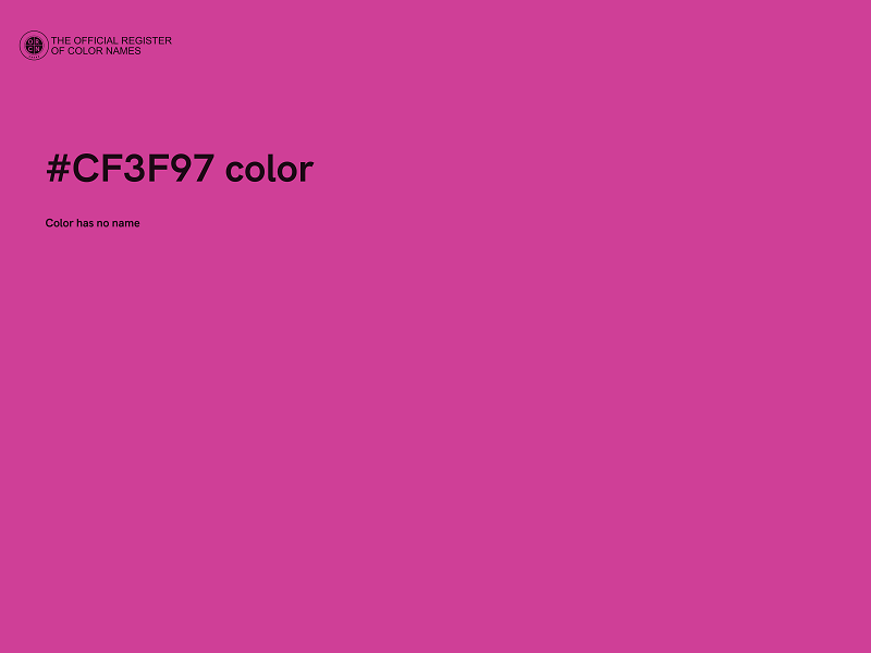 #CF3F97 color image