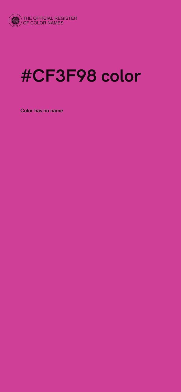 #CF3F98 color image