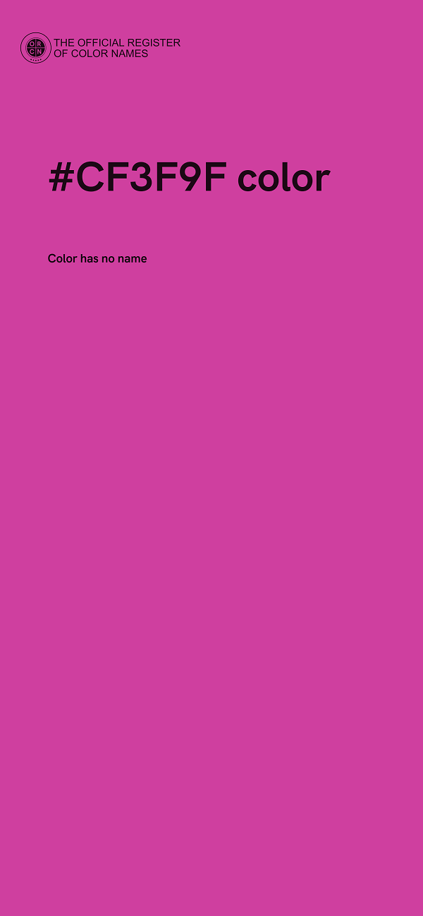 #CF3F9F color image