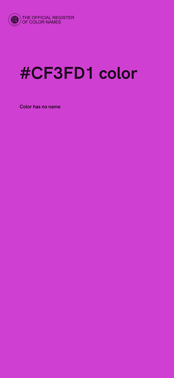 #CF3FD1 color image